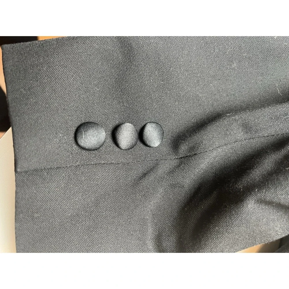 After Six Tuxedo Jacket Mens 40R Black One Button Double Vented